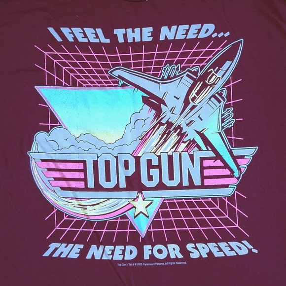 Mad😡 Engine Global🌎 LLC Top Gun⚓️ "I Feel The Need...The Need For Speed" Tee - Picture 7 of 10